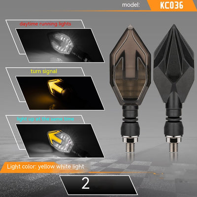 Luces Direccionales LED de Doble Color para Moto con Guía de Luz en Flecha - Image 7
