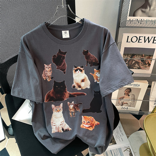Camiseta de Algodón Americano de Manga Corta Unisex - Image 7