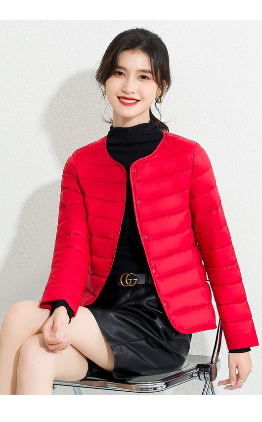 Chaqueta Acolchada de Algodón Ligera - Diseño Clásico Entallado - Image 7