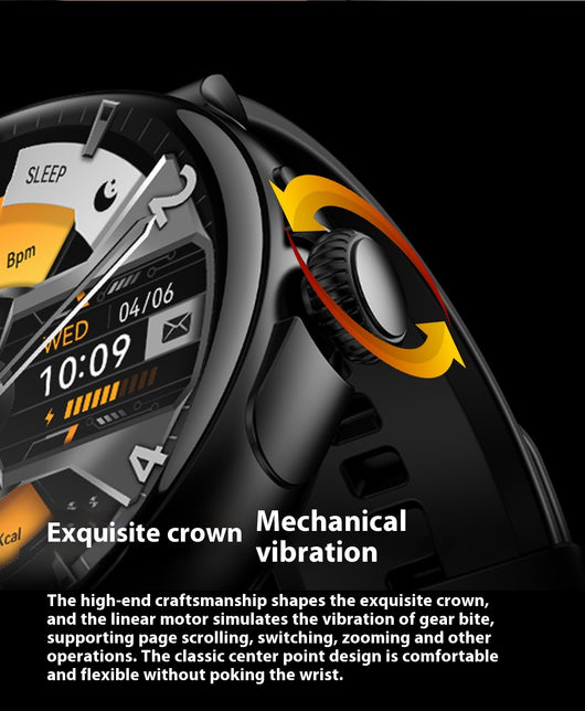 Reloj Inteligente HK49 con Monitoreo de Frecuencia Cardíaca, Glucosa y Sueño - Image 21