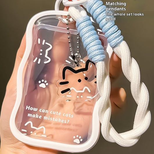 Funda Protectora para Carnet Estudiantil con Diseño Minimalista Gato - Image 9