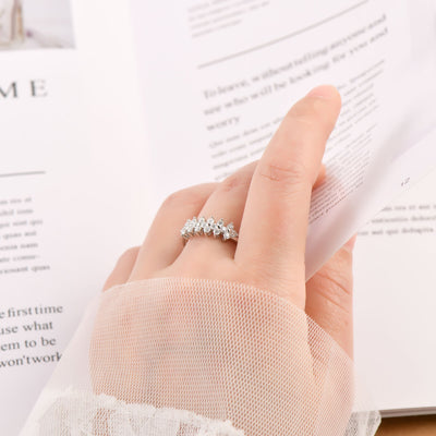 Anillo de Plata Esterlina S925 con Moissanita - Diseño Sofisticado - Image 23