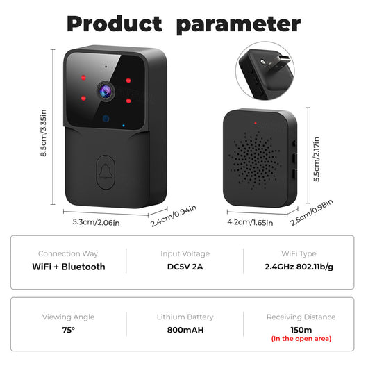 Timbre de Video WiFi con Intercomunicador Bidireccional - Image 16