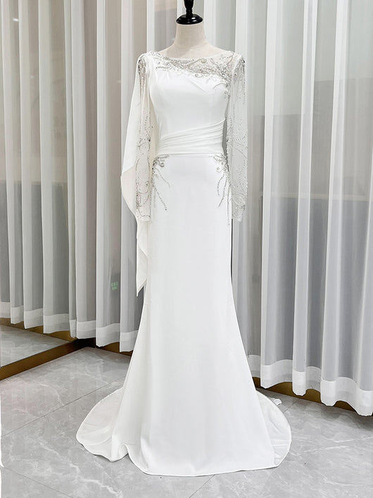 Vestido de Noche Elegante Reductor de Manga Larga Premium - Image 10