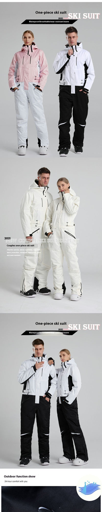 Traje de Esquí Impermeable para Parejas - Térmico y Resistente - Image 10