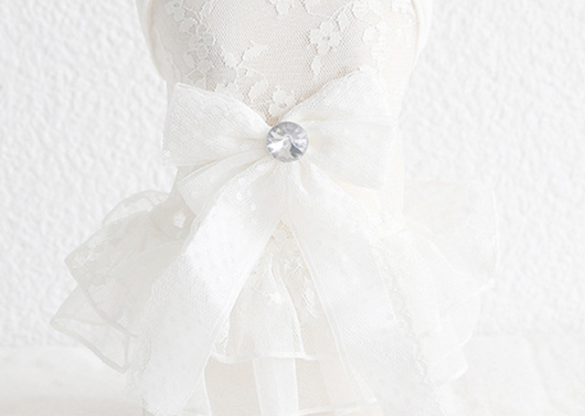 Vestido de Encaje para Mascotas Pequeñas - Falda de Boda Elegante - Image 10