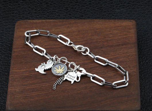 Adornos de Mano en Plata Pura - Estilo Hipster Creativo - Image 10