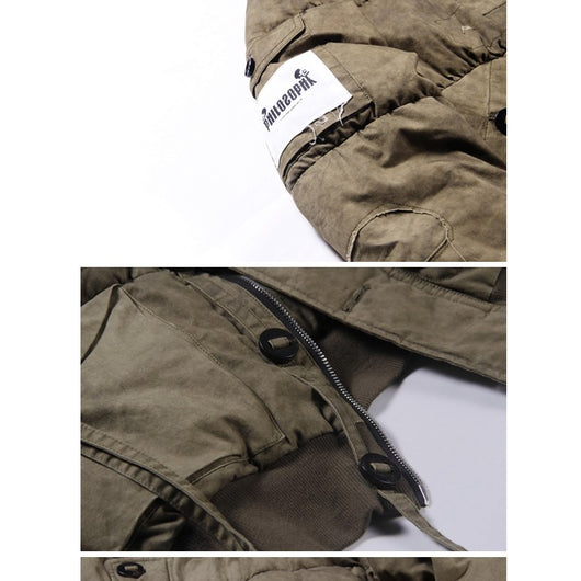 Chaqueta Acolchada de Plumón para Hombre - Abrigo Cálido de Invierno - Image 15