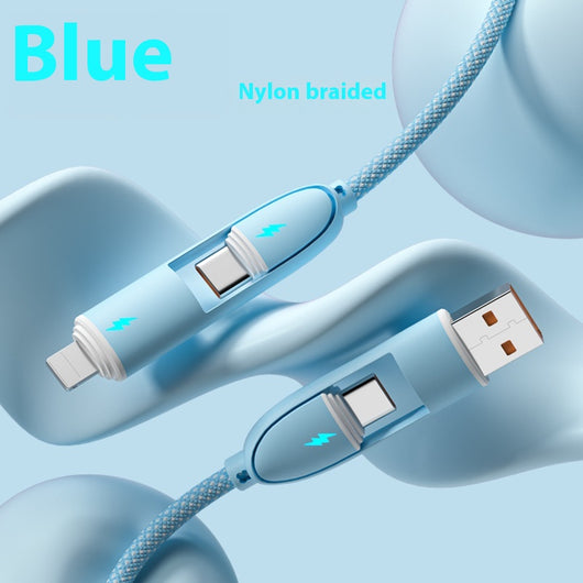 Cable de Carga Rápida 4 en 1 de Silicona Premium - Image 9