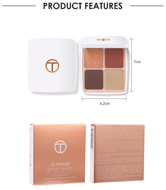 Paleta de Sombras Quad Mate Perlado Innovador - Image 7