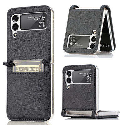 Funda Protectora de Cuero con Cartera para Teléfono Plegable Abatible - Image 10