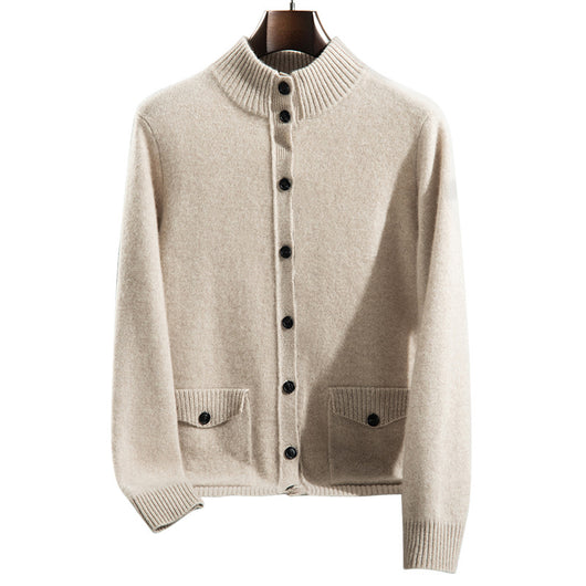 Chaqueta Casual de Cuello Alto para Hombre - Abrigo Versátil y Cálido - Image 5