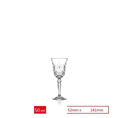 Copa de Vino Tinto Household Melody Cristal Tallado - Image 5