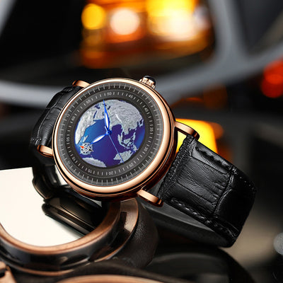 Reloj Mecánico Shang de Cuarzo Resistente al Agua para Hombre - Image 4