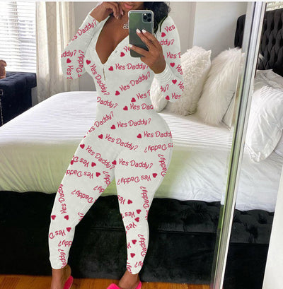 Jumpsuit Casual para Mujer con Estampado y Mangas Largas - Image 41