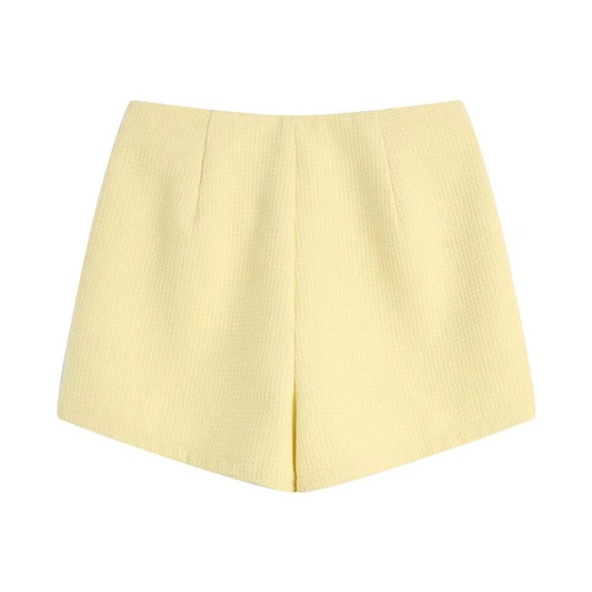 Shorts Texturizados de Moda Europea y Americana para Mujer - Image 2