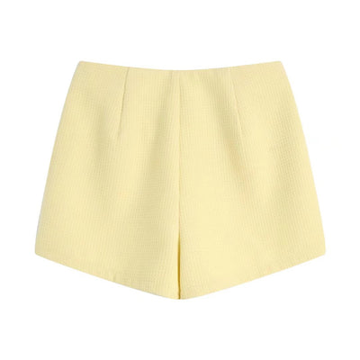 Shorts Texturizados de Moda Europea y Americana para Mujer - Image 2