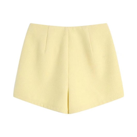 Shorts Texturizados de Moda Europea y Americana para Mujer - Image 2