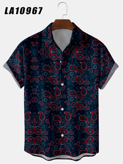 Camiseta Estampado Rayas 3D Impresión Digital Manga Corta - Image 8