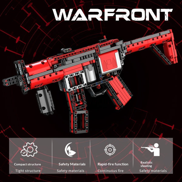 Pistola de Juguete MP5 Táctica de Bloques de Construcción