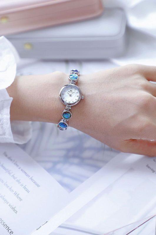 Reloj de Mujer Malachita con Piedra Rugosa - Diseño INS Colorido - Image 12