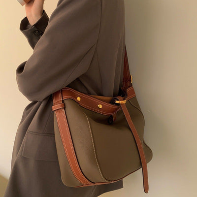 Bolso Bandolera Portátil de Gran Capacidad para Otoño e Invierno