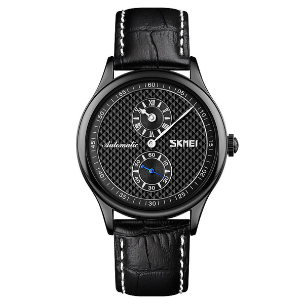 Reloj Empresarial Esqueleto Blanco con Segundero Independiente