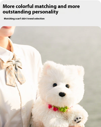 Peluche Perro West Highland Blanco Suave y Adorable - Image 24