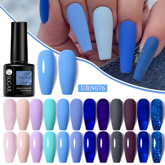 Esmalte de Uñas en Gel con Brillo y Lentejuelas - Fotocurado Profesional - Image 2
