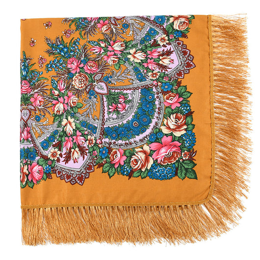 Chal Estampado con Protección Solar y Flecos - Image 30