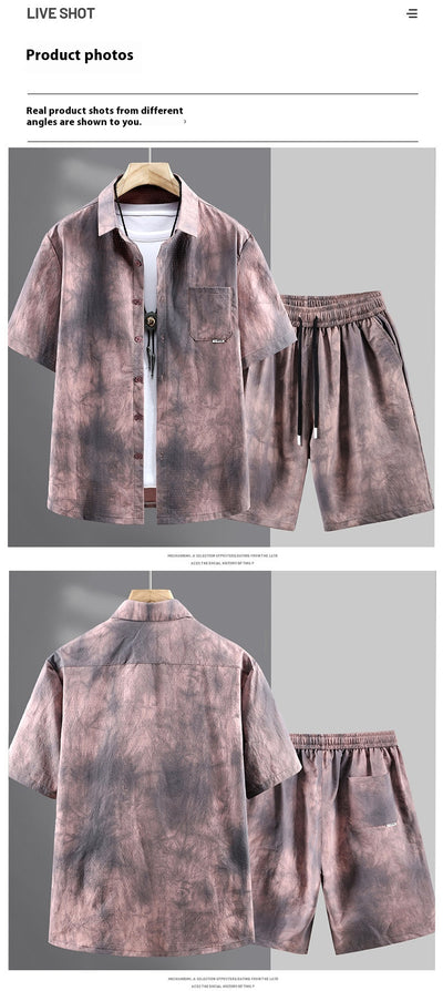 Conjunto de Dos Piezas: Camisa y Shorts Holgados Talla Grande - Image 21