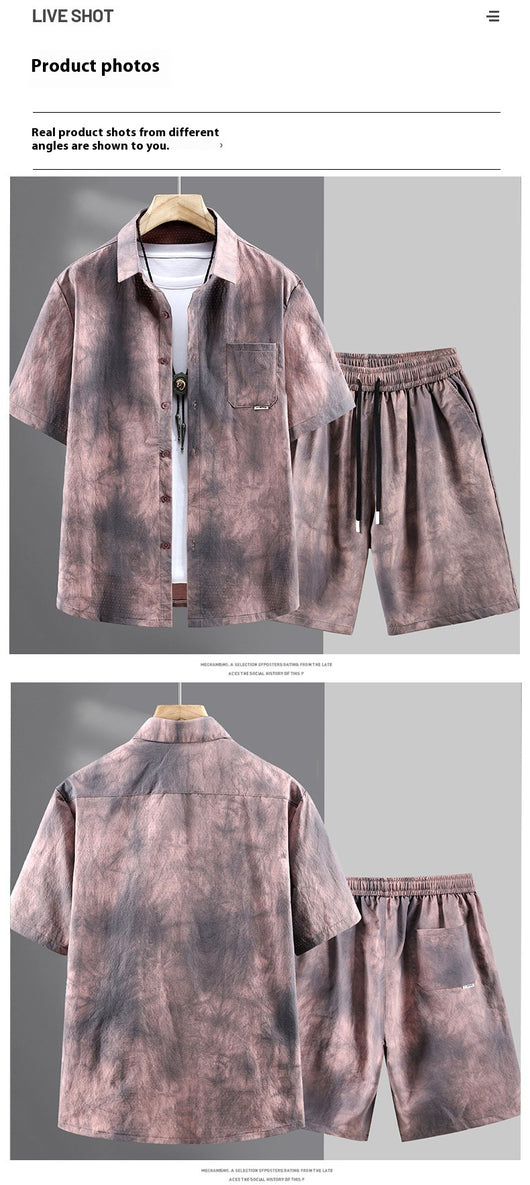 Conjunto de Dos Piezas: Camisa y Shorts Holgados Talla Grande - Image 21