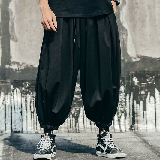 Pantalones Jogger Tobilleros Casuales para Hombre en Gris Oscuro
