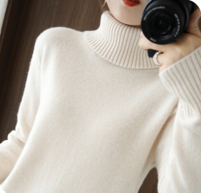 Falda Larga de Lana Otoño Invierno con Blusa Base Térmica para Mujer - Image 16