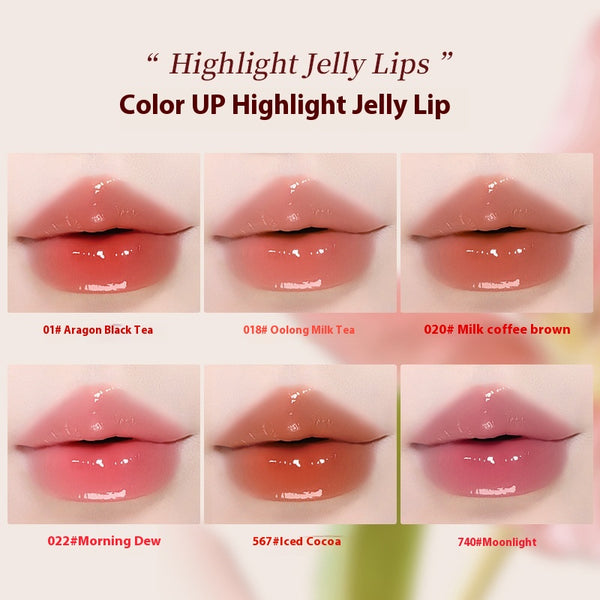 Brillo Labial Transparente Efecto Agua - Acabado Puro y Luminoso