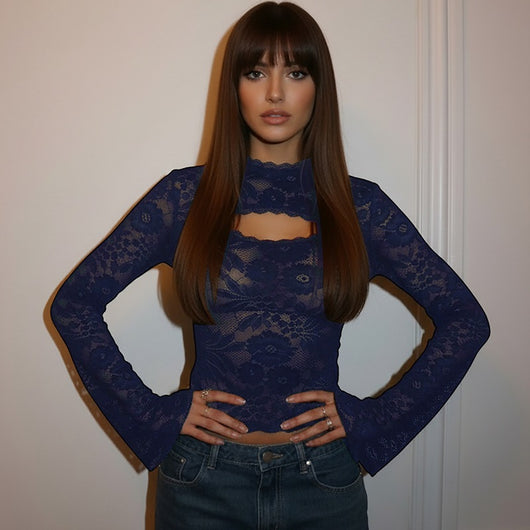 Blusa de Encaje Elegante que Realza tu Figura - Image 10
