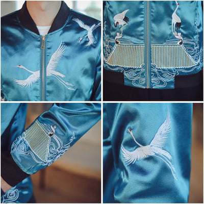 Chaqueta Deportiva Retro Tide Youth con Bordado - Estilo Clásico de Béisbol - Image 12
