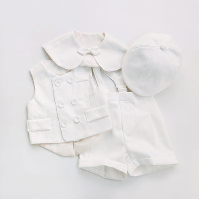Chaleco Casual Blanco para Niños - Conjunto Elegante - Image 7