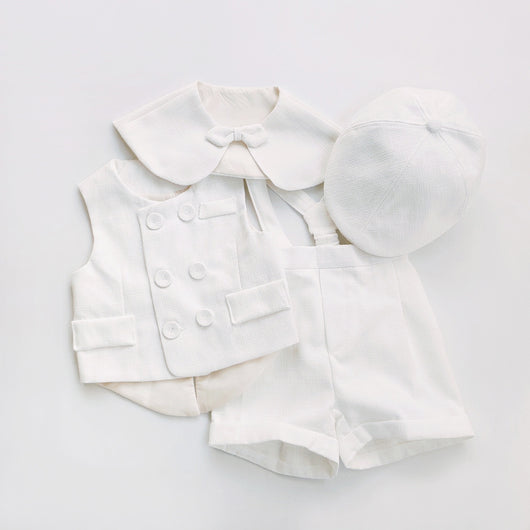 Chaleco Casual Blanco para Niños - Conjunto Elegante - Image 7