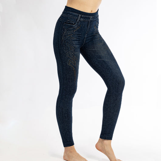 Leggins de Algodón Elasticidad Cuádruple con Control de Abdomen - Image 18
