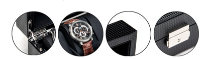 Estuche para Reloj en Fibra de Carbono y Cuero - Image 14