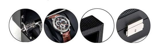 Estuche para Reloj en Fibra de Carbono y Cuero - Image 14