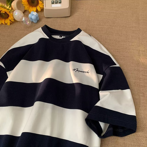 Camisa de Manga Corta Estilo Japonés para el Verano