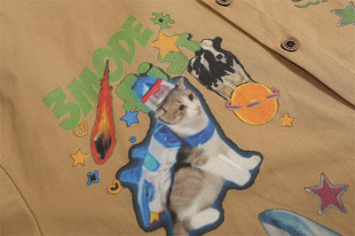 Camisa Casual de Manga Larga con Estampado Infantil - Image 10