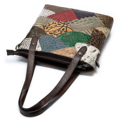 Bolso Étnico Artesanal para Mujer con Contraste de Colores - Image 5