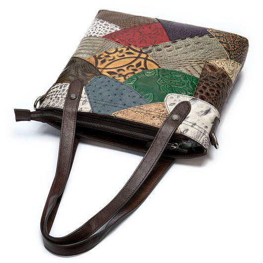 Bolso Étnico Artesanal para Mujer con Contraste de Colores - Image 5