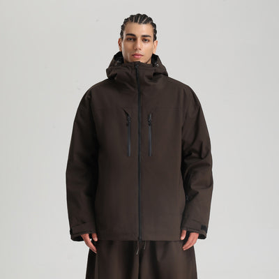 Chaqueta Esquí Hombre Impermeable Transpirable Corte Holgado con Cierre - Image 11