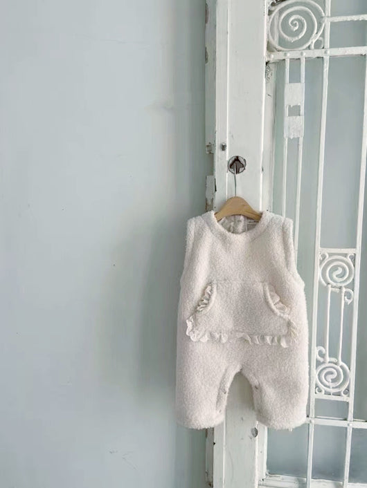 Mameluco Infantil Estilo Vaquero Forrado en Lana Merino con Bolsillos Grandes - Image 12