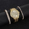 Reloj Pulsera Intercambiable Unisex de Tres Piezas