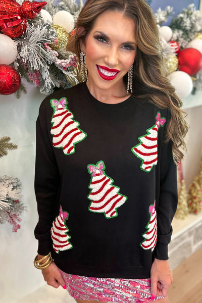Suéter Navideño para Mujer con Árbol y Lentejuelas Brillantes - Image 6